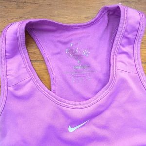 NIKE Purple Sports Bra